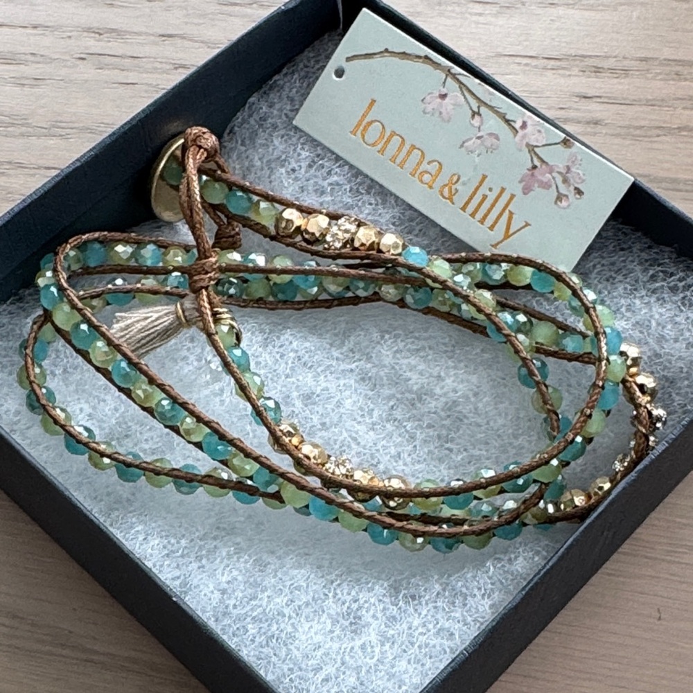 Lonna & Lilly Green and Gold Necklace